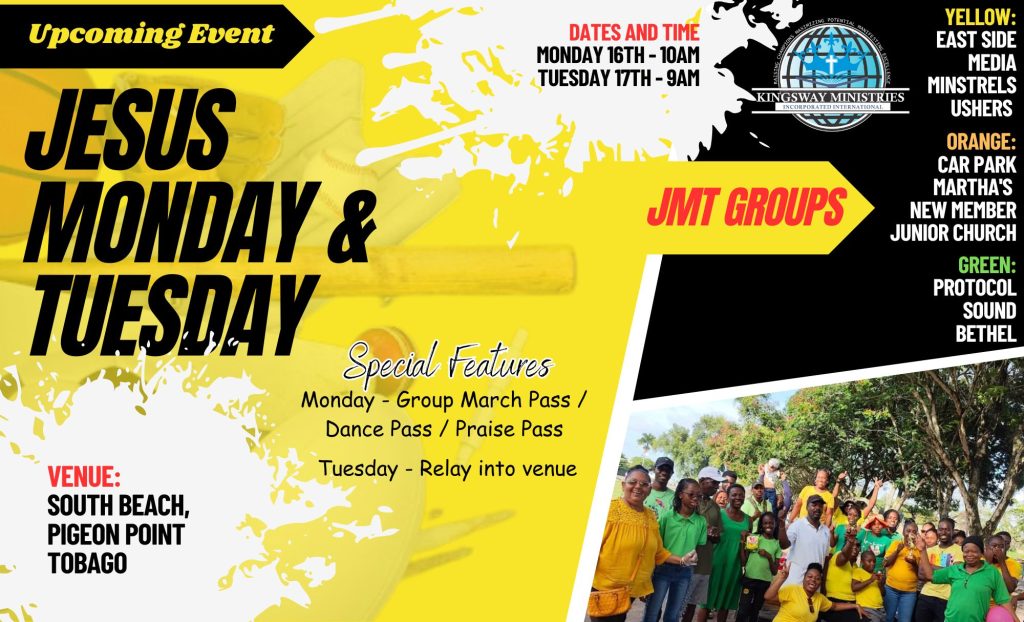 Join Us for Jesus Monday & Tuesday (JMT)